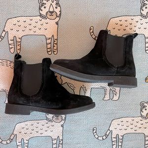 Zara little girl black ankle boots/ booties size 31